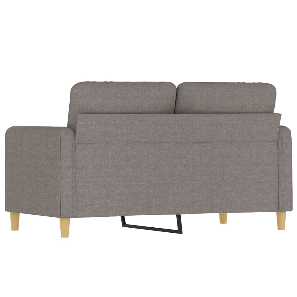 vidaXL Καναπές Διθέσιος Taupe 120 εκ. Υφασμάτινος