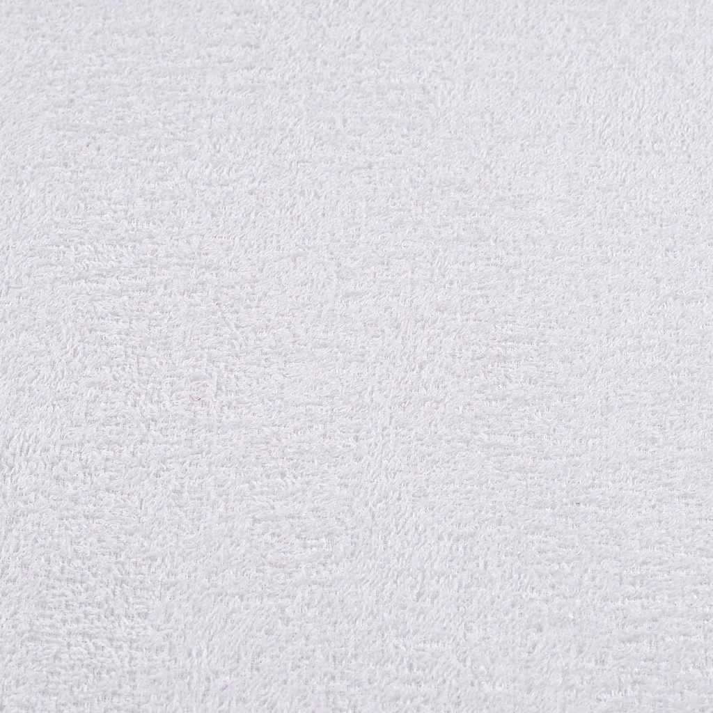 vidaXL Πετσέτες Μπάνιου FROGN 2 τεμ. Λευκές 100x150 εκ. 360 γρ./τ.μ.