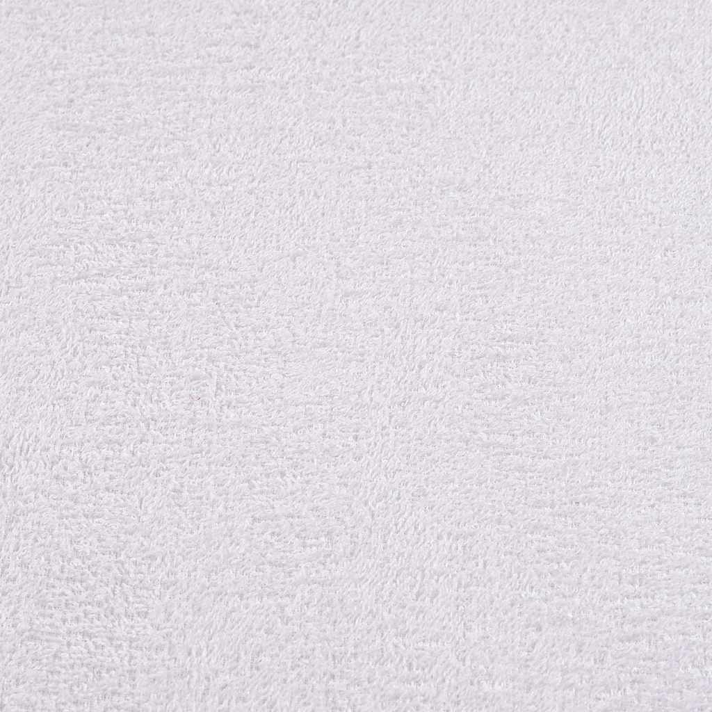 vidaXL Πετσέτες 2 τεμάχια Λευκό 100x200 εκ. 360 γρ/μ² 100% βαμβάκι