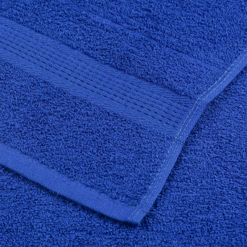 vidaXL Πετσέτες FROGN 10 τεμ. Μπλε 100x200 εκ. 360 γρ./μ²