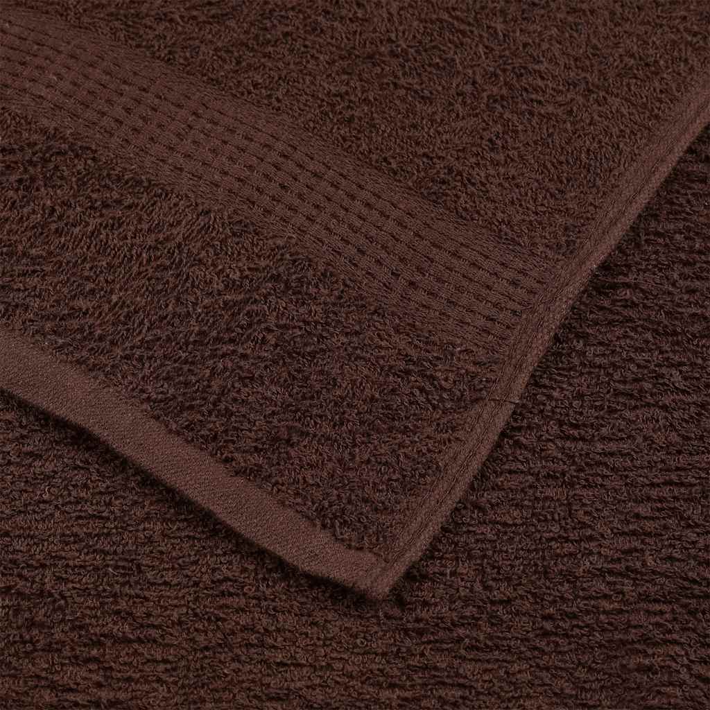 vidaXL Χειροπετσέτες FROGN 2 τεμ. Καφέ 50x100 εκ. 360 γρ./τ.μ.