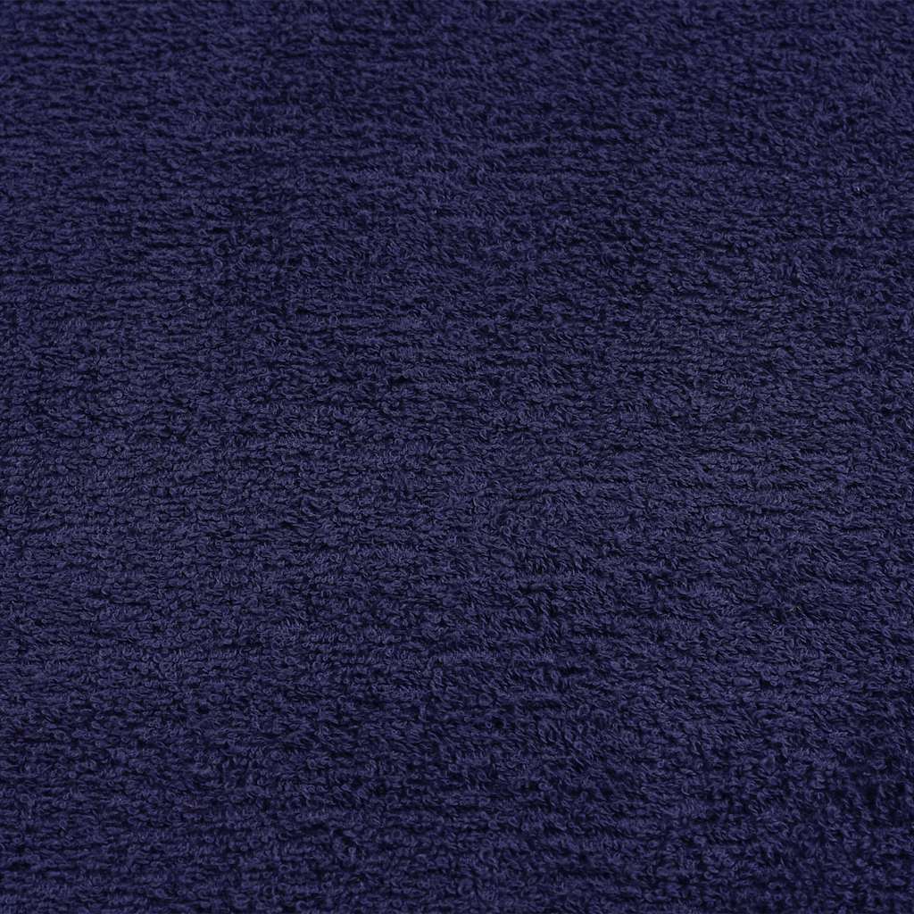 vidaXL Πετσέτες FROGN 10 τεμ. Μπλε Σκούρο Μπλε 100x200 εκ. 360 γρ./μ²