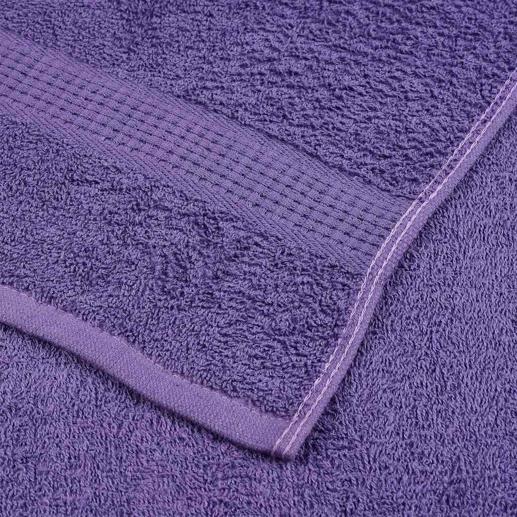 vidaXL Πετσέτες Πλυσίματος FROGN 4 τεμ. Μωβ 30x30 εκ. 360 γρ./τ.μ.