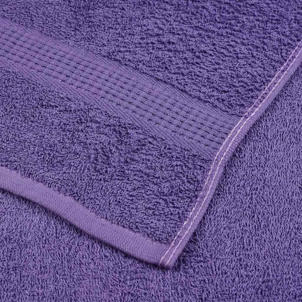 vidaXL Πετσέτες Πλυσίματος FROGN 10 τεμ. Μωβ 30x30 εκ. 360 γρ./μ²