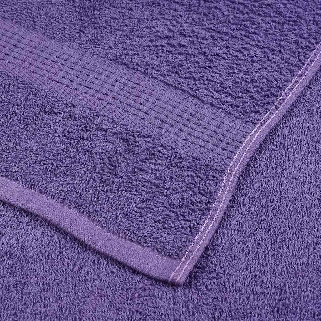 vidaXL Πετσέτες Επισκεπτών FROGN 2 τεμ. Μωβ 30x50 εκ. 360 γρ./τ.μ.