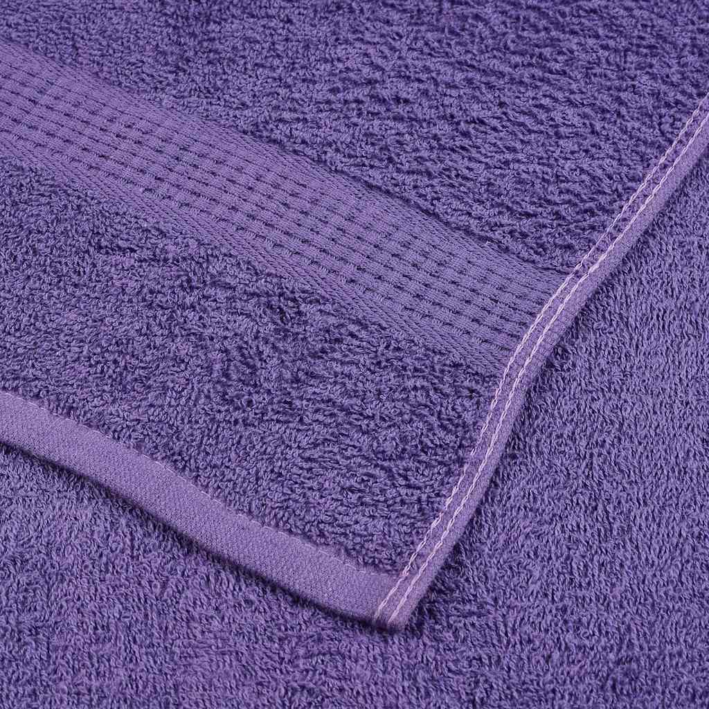 vidaXL Πετσέτες Σάουνας 4Τεμ. Μοβ 80x200 εκ. 360 γρ/μ² 100% Βαμβ.