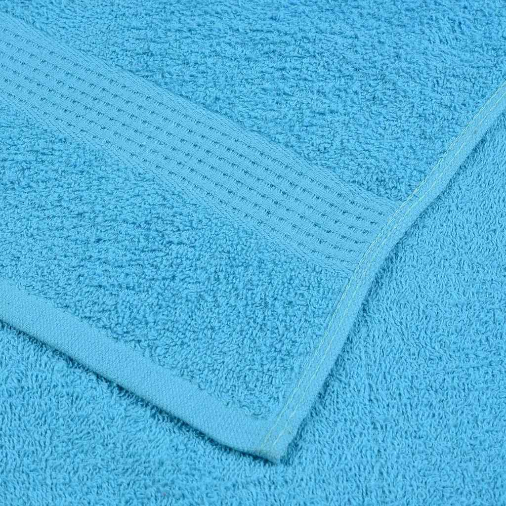 vidaXL Πετσέτες Ξενώνα FROGN 4 τεμ. Τυρκουάζ 30x50 εκ. 360 γρ./τ.μ.
