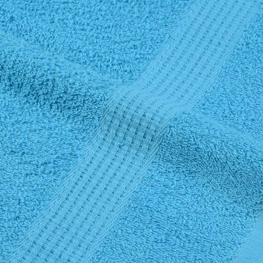 vidaXL Χειροπετσέτες FROGN 2 τεμ. Τυρκουάζ 50x100 εκ. 360 γρ./τ.μ.