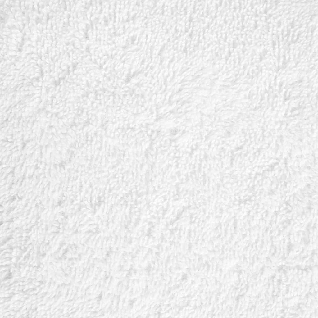 vidaXL Παντόφλες Premium SOLUND 4 τεμ. Λευκές 30x30 εκ. 600 γρ./τ.μ.