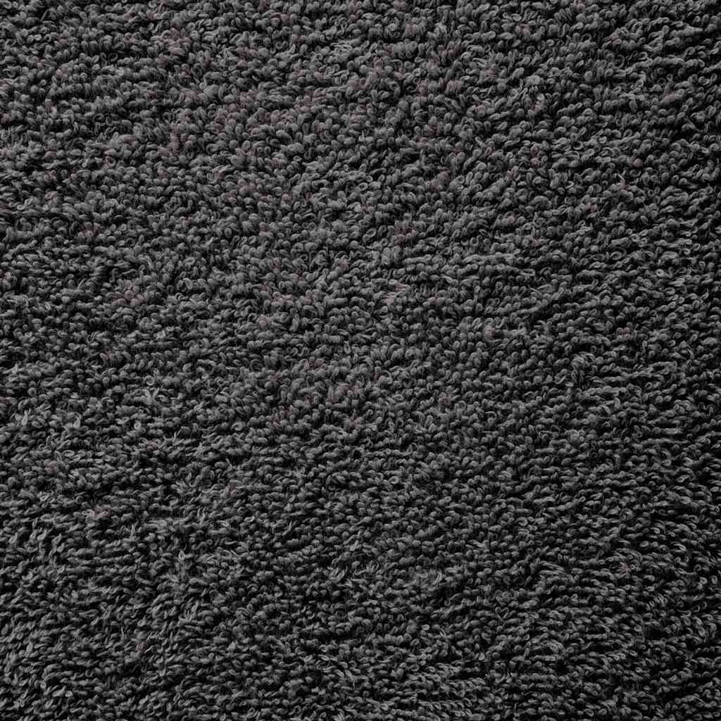 vidaXL Πετσέτα Επισκεπτών SOLUND 10 pcs Ανθρακί 15 x 21 cm 550 gsm