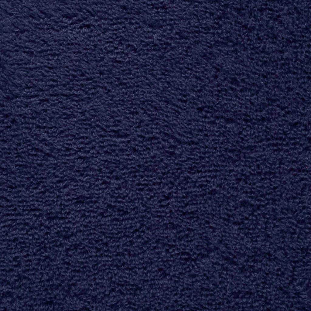 vidaXL Πετσέτες Χεριών Premium SOLUND 10 Τεμ Μπλε 50x100εκ 600γρ/μ²