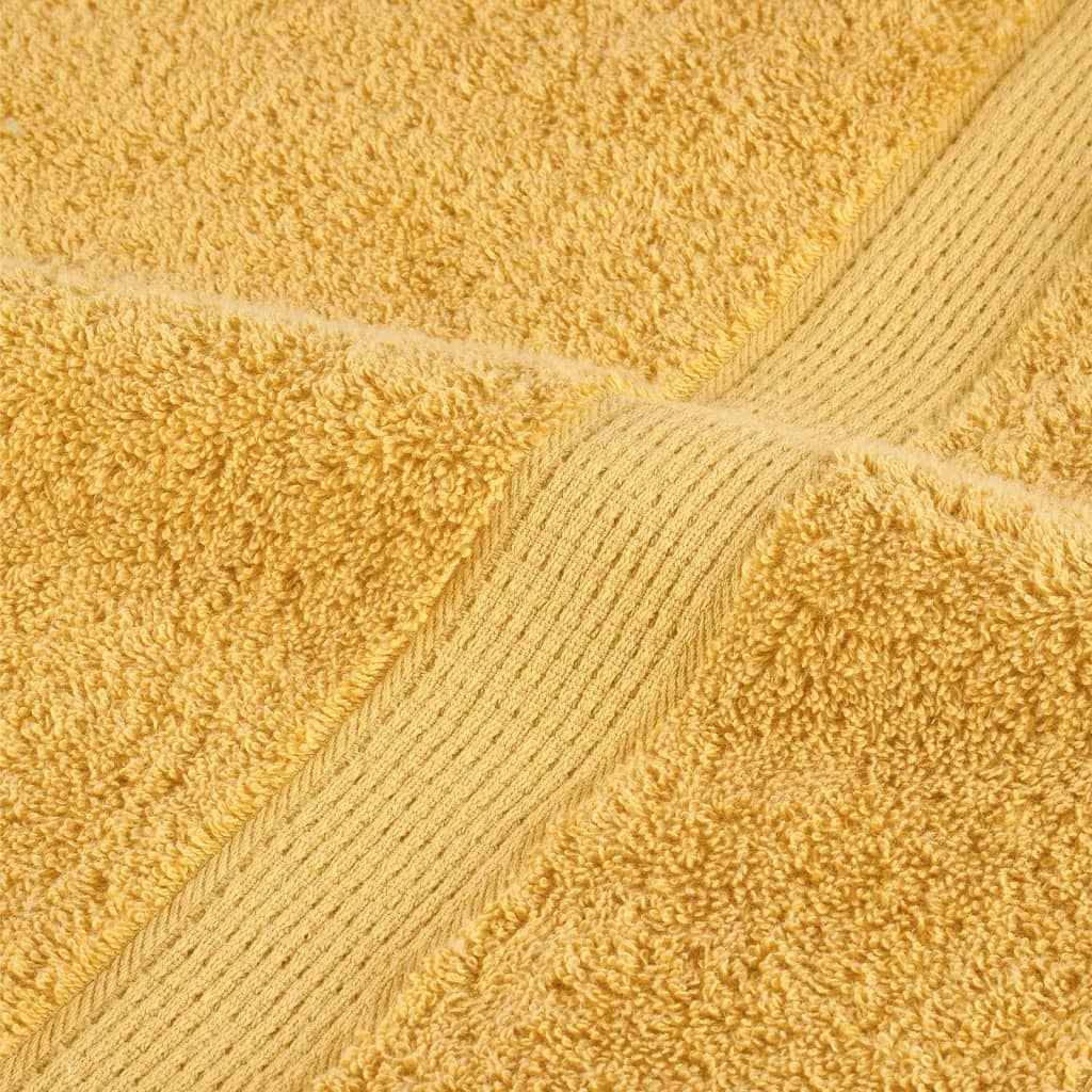 vidaXL Παντόφλες Premium SOLUND 4 τεμ. Χρυσές 30x30 εκ. 600 γρ./τ.μ.