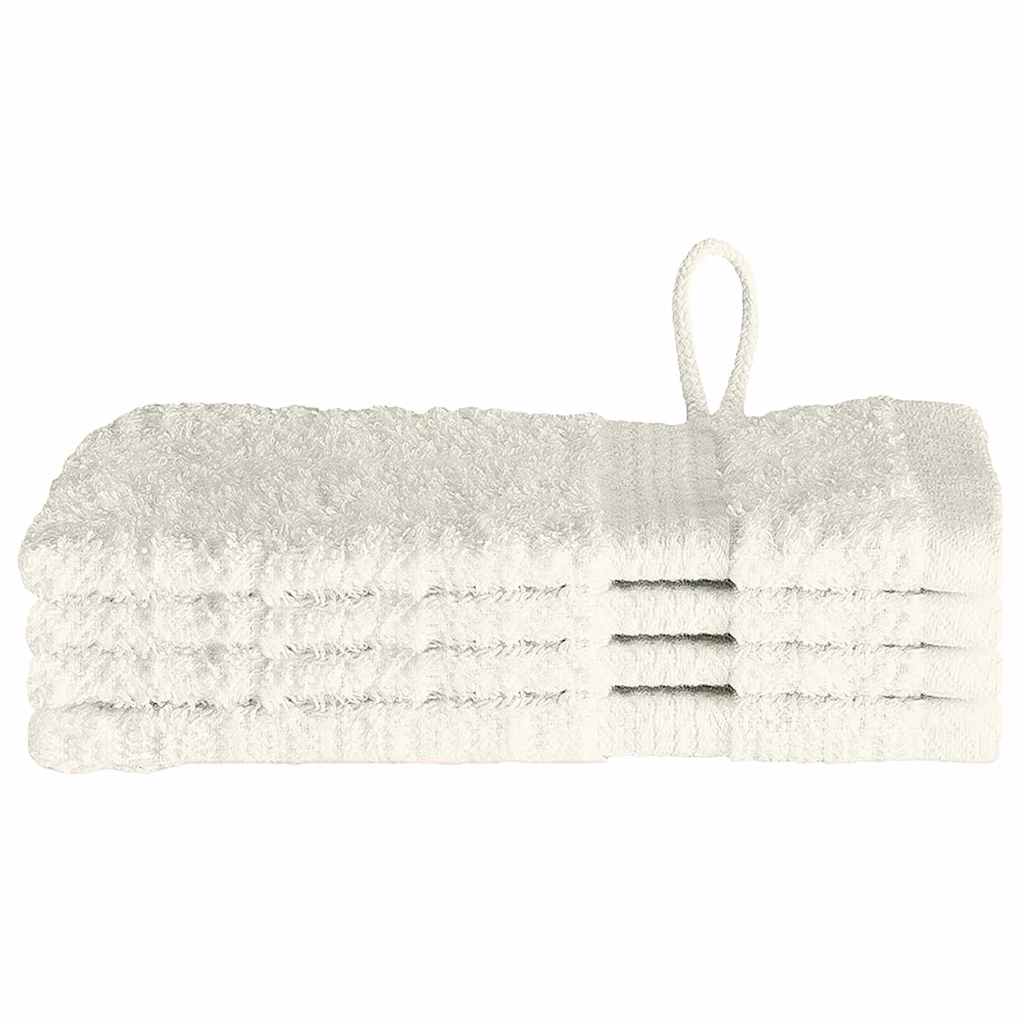 vidaXL Πετσέτα Επισκεπτών SOLUND 4 pcs Κρεμ 15 x 21 cm 550 gsm