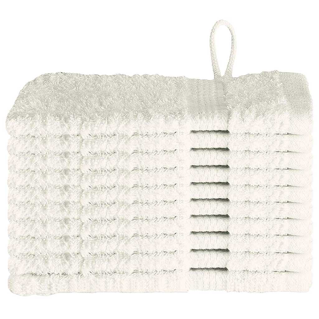 vidaXL Πετσέτα Επισκεπτών SOLUND 10 pcs Κρεμ 15 x 21 cm 550 gsm