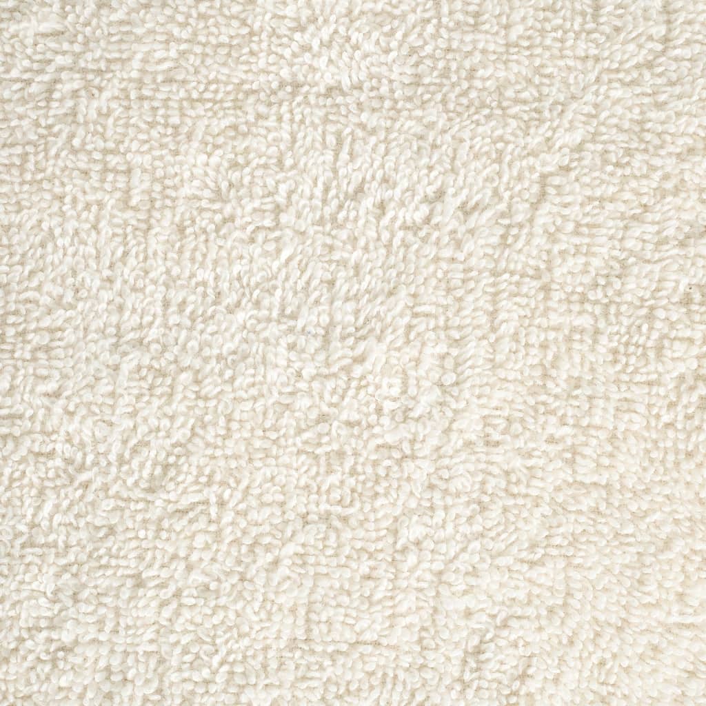 vidaXL Πετσέτες Ξενώνα Premium SOLUND 2 τεμ. Κρεμ 30x50 εκ. 600 γρ./τ.μ.