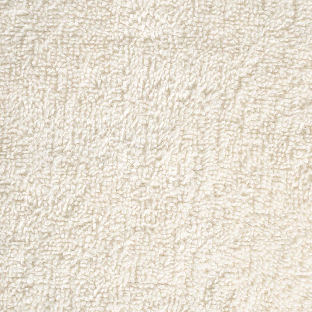 vidaXL Πετσέτες Ξενώνα Premium SOLUND 10 τεμ. Κρεμ 30x50 εκ. 600 γρ./τ.μ.