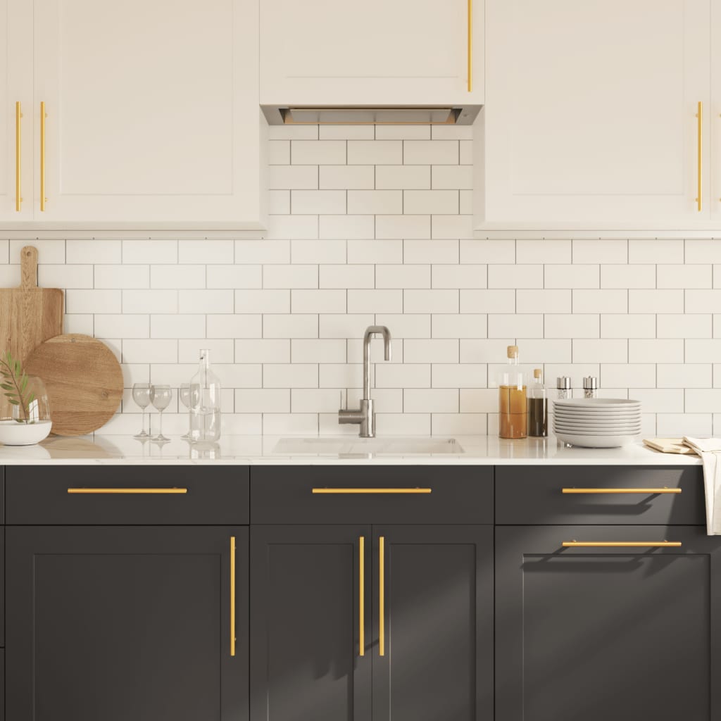 vidaXL Λαβές Ντουλαπιών 20 τεμ. Χρυσές 224 χιλ. από Ανοξείδωτο Ατσάλι