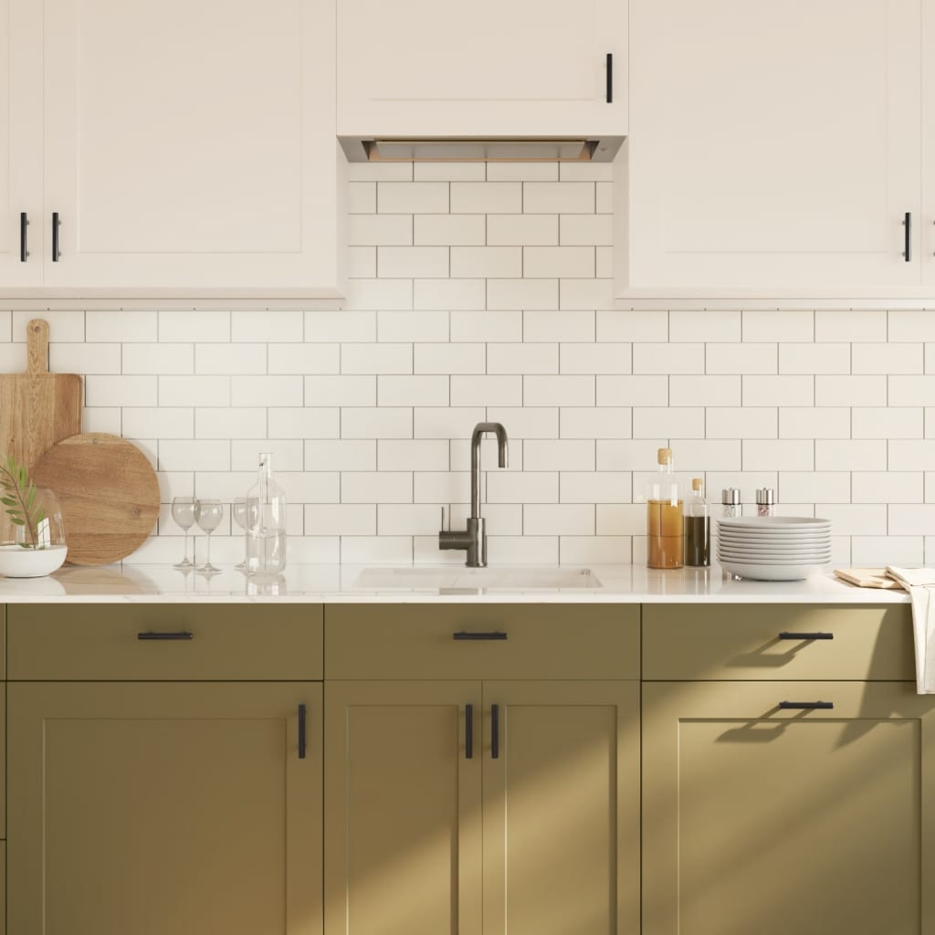 vidaXL Λαβές Ντουλαπιών 20 τεμ. Μαύρες 64 χιλ. από Ανοξείδωτο Ατσάλι