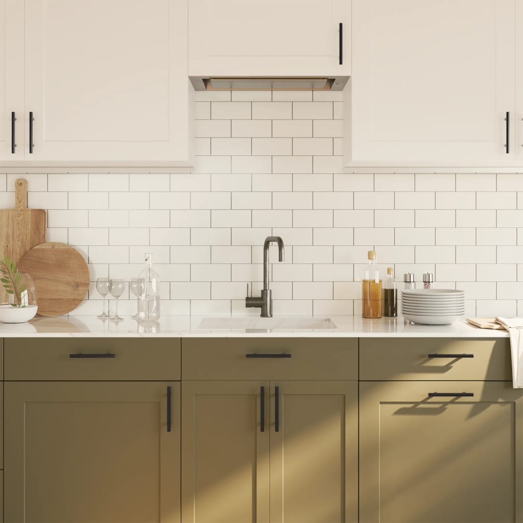 vidaXL Λαβές Ντουλαπιών 20 τεμ. Μαύρες 96 χιλ. από Ανοξείδωτο Ατσάλι