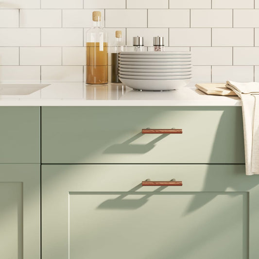 vidaXL Λαβές Ντουλαπιών 20 τεμ. Μπρονζέ 64 χιλ. από Ανοξείδωτο Ατσάλι