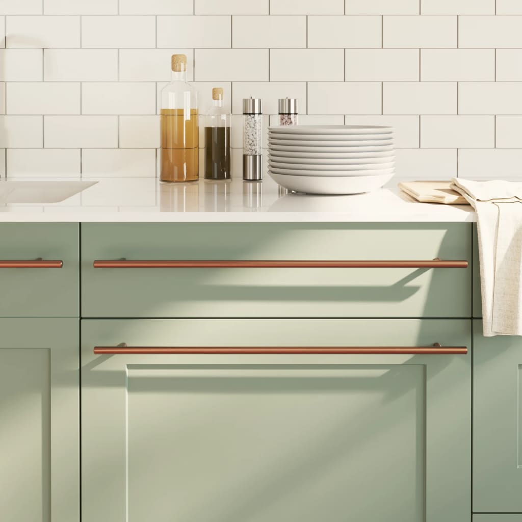 vidaXL Λαβές Ντουλαπιών 20 τεμ. Μπρονζέ 480 χιλ. από Ανοξείδωτο Ατσάλι