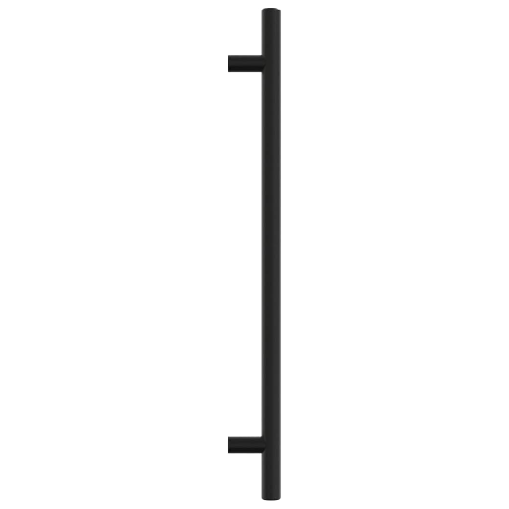 vidaXL Λαβές Ντουλαπιών 10 τεμ. Μαύρες 224 χιλ. από Ανοξείδωτο Ατσάλι