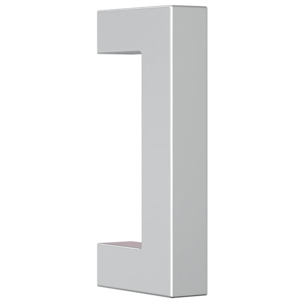 vidaXL Λαβές Ντουλαπιών 20 τεμ. Ασημί 64 χιλ. από Ανοξείδωτο Ατσάλι