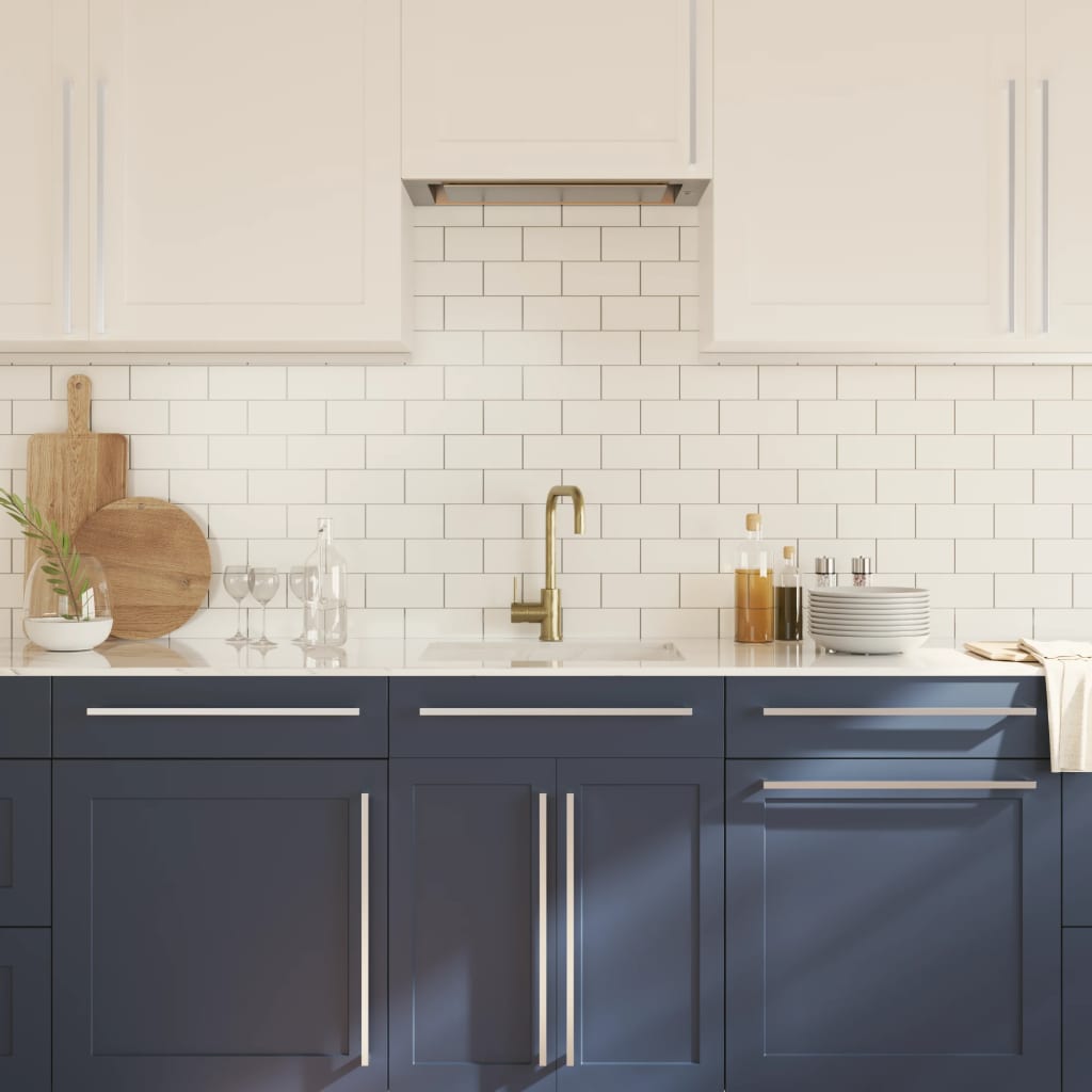 vidaXL Λαβές Ντουλαπιών 20 τεμ. Ασημί 480 χιλ. από Ανοξείδωτο Ατσάλι