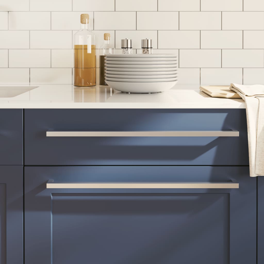 vidaXL Λαβές Ντουλαπιών 20 τεμ. Ασημί 480 χιλ. από Ανοξείδωτο Ατσάλι