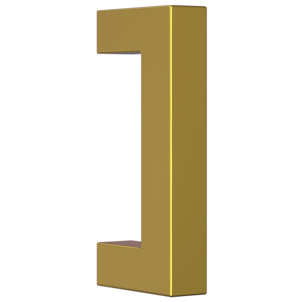 vidaXL Λαβές Ντουλαπιών 20 τεμ. Χρυσές 64 χιλ. από Ανοξείδωτο Ατσάλι