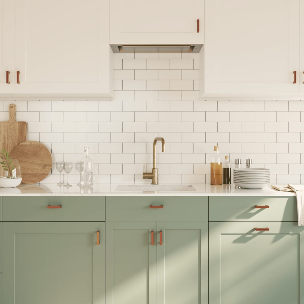 vidaXL Λαβές Ντουλαπιών 20 τεμ. Μπρονζέ 64 χιλ. από Ανοξείδωτο Ατσάλι