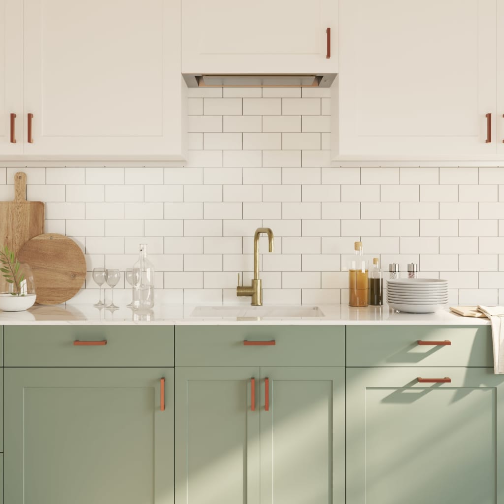 vidaXL Λαβές Ντουλαπιών 20 τεμ. Μπρονζέ 96 χιλ. από Ανοξείδωτο Ατσάλι