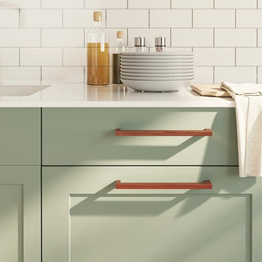 vidaXL Λαβές Ντουλαπιών 20 τεμ. Μπρονζέ 224 χιλ. από Ανοξείδωτο Ατσάλι