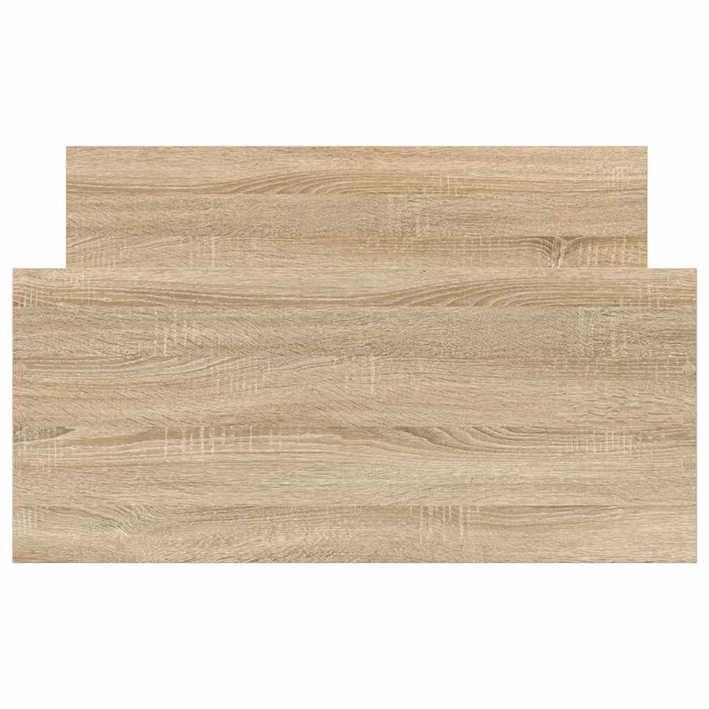 vidaXL Πλαίσιο Κρεβ. Χωρ. Στρώμα Sonoma Δρυς 90 x 190 εκ. Επεξ. Ξύλο
