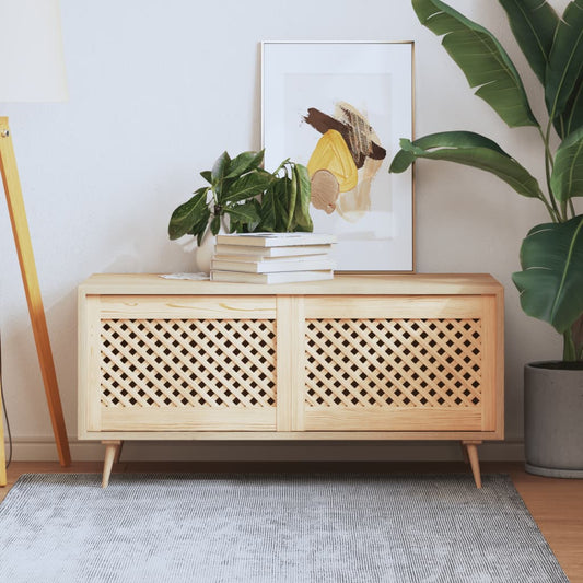 vidaXL Πορτάκια με Πλέγμα 2 Τεμ. 59,5x39,5 εκ. από Μασίφ Ξύλο Πεύκου