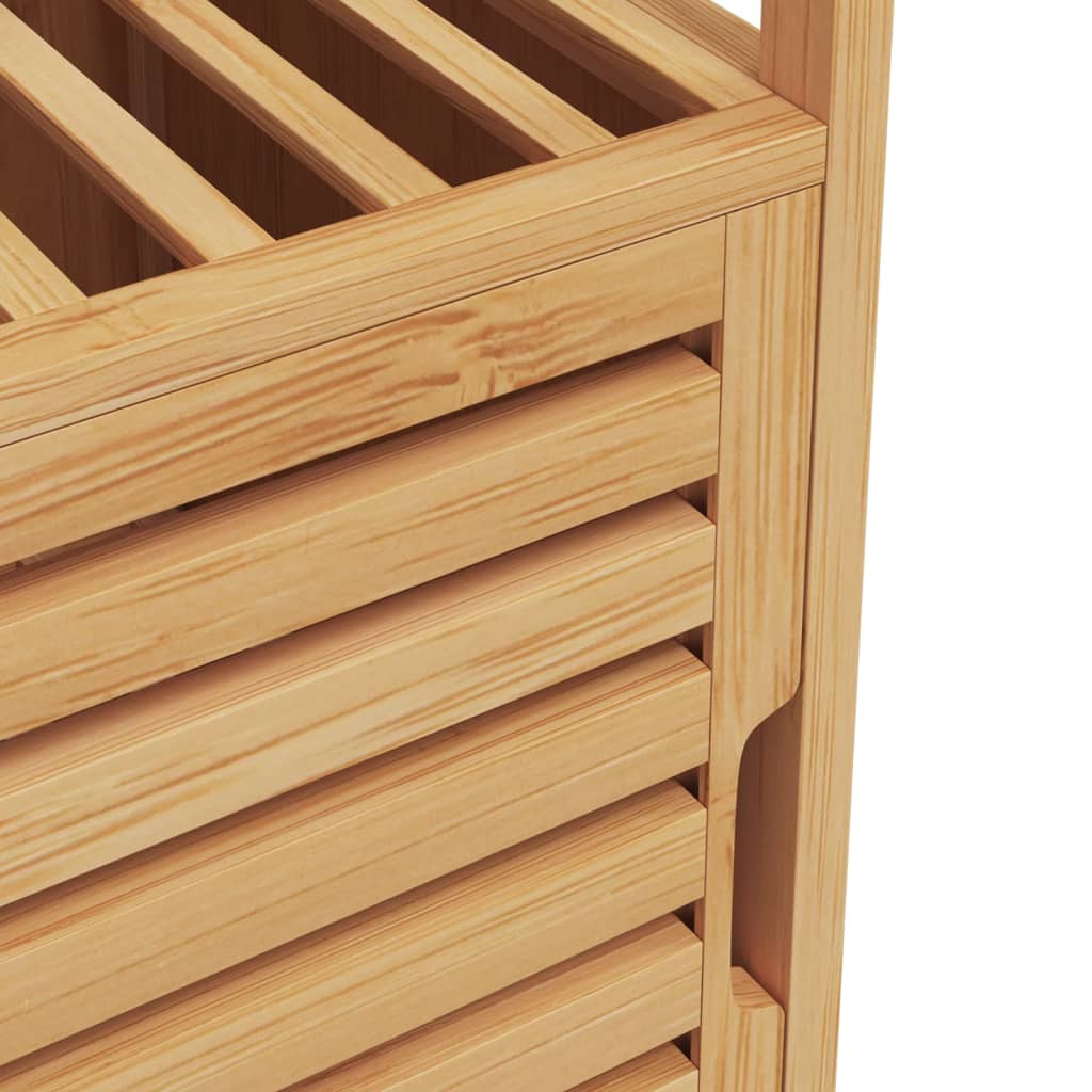 vidaXL Ντουλάπι Μπάνιου με Ράφι 36 x 33 x 87 εκ. από Μπαμπού