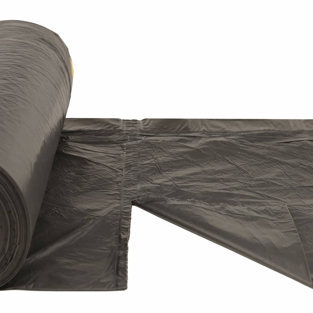 vidaXL Σακούλες Απορριμμάτων με Κορδόνια 250 τεμ. Μαύρες 35 Λ.