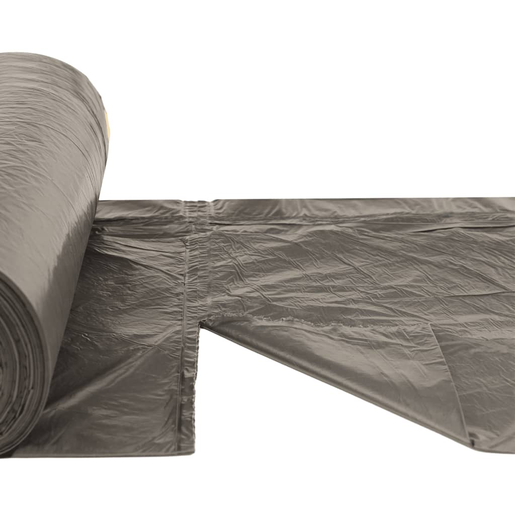 vidaXL Σακούλες Απορριμμάτων με Κορδόνια 250 τεμ. Μαύρες 60 Λ.