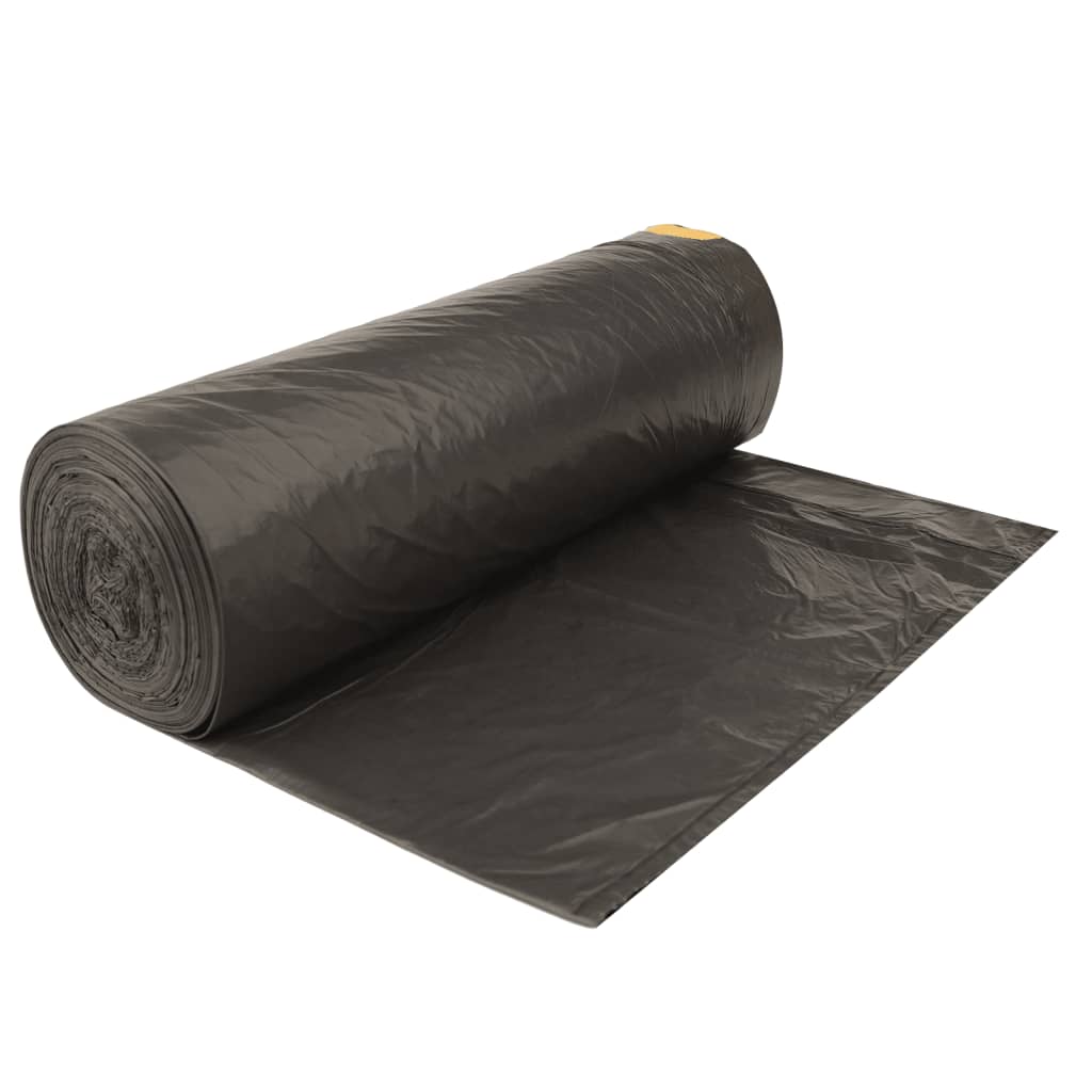 vidaXL Σακούλες Απορριμμάτων με Κορδόνια 250 τεμ. Μαύρες 120 Λ.