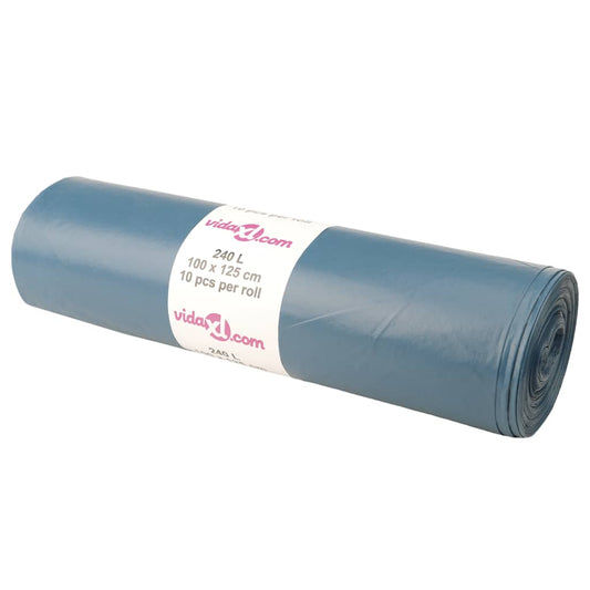 vidaXL Σακούλες Απορριμμάτων 100 τεμ. Μπλε 120 Λ.