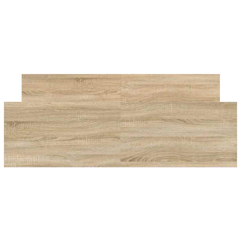 vidaXL Πλαίσιο Κρεβατιού με Κεφαλάρι/Υποπόδιο Sonoma Δρυς 140x200 εκ.