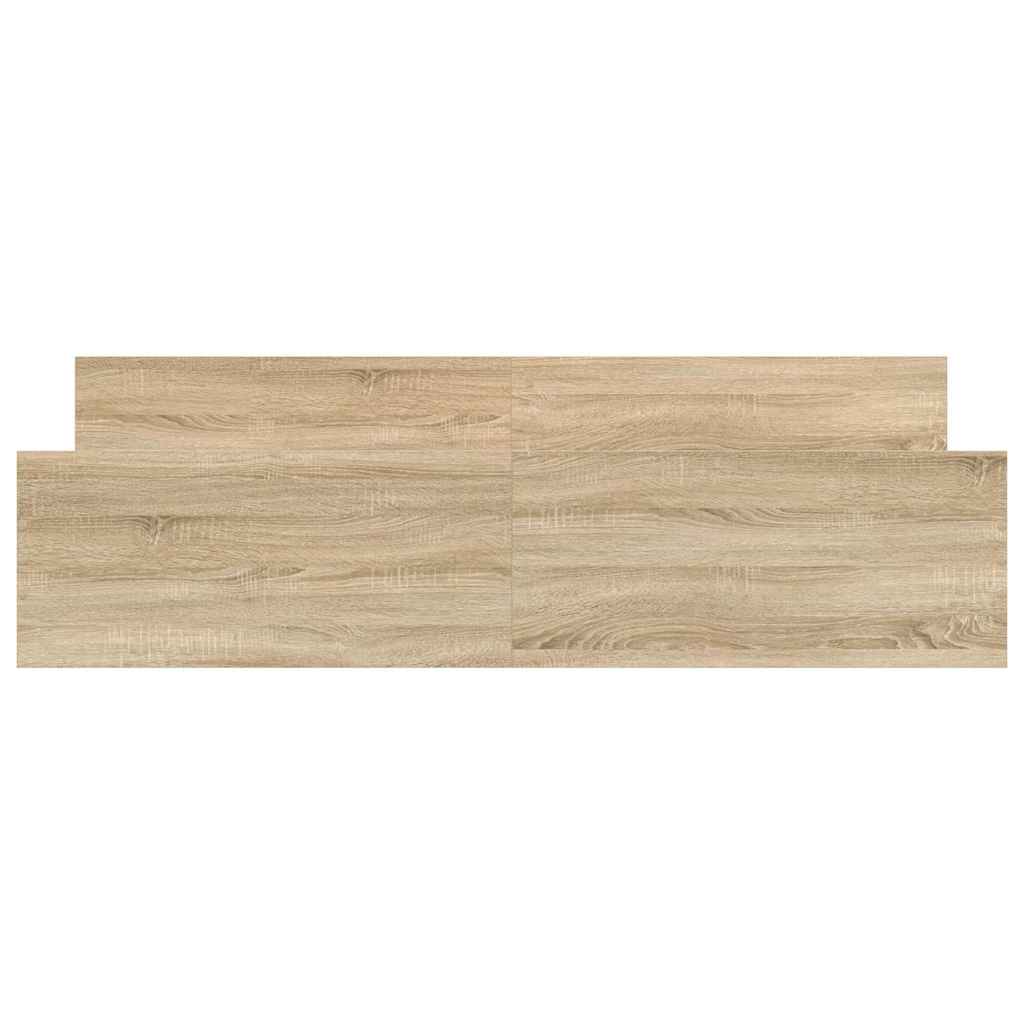 vidaXL Πλαίσιο Κρεβατιού με Κεφαλάρι/Υποπόδιο Sonoma Δρυς 160x200 εκ.