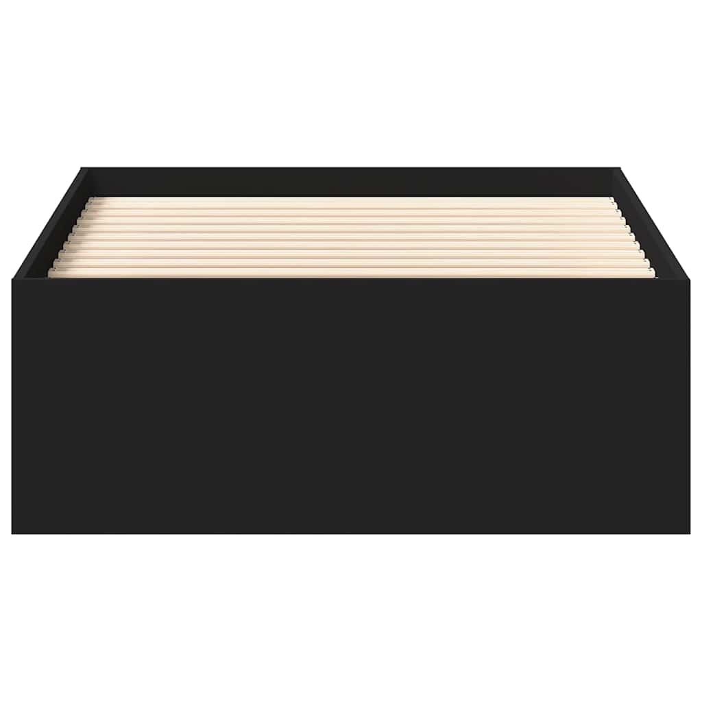 vidaXL Πλαίσιο Κρεβατιού Μαύρο 100 x 200 εκ.