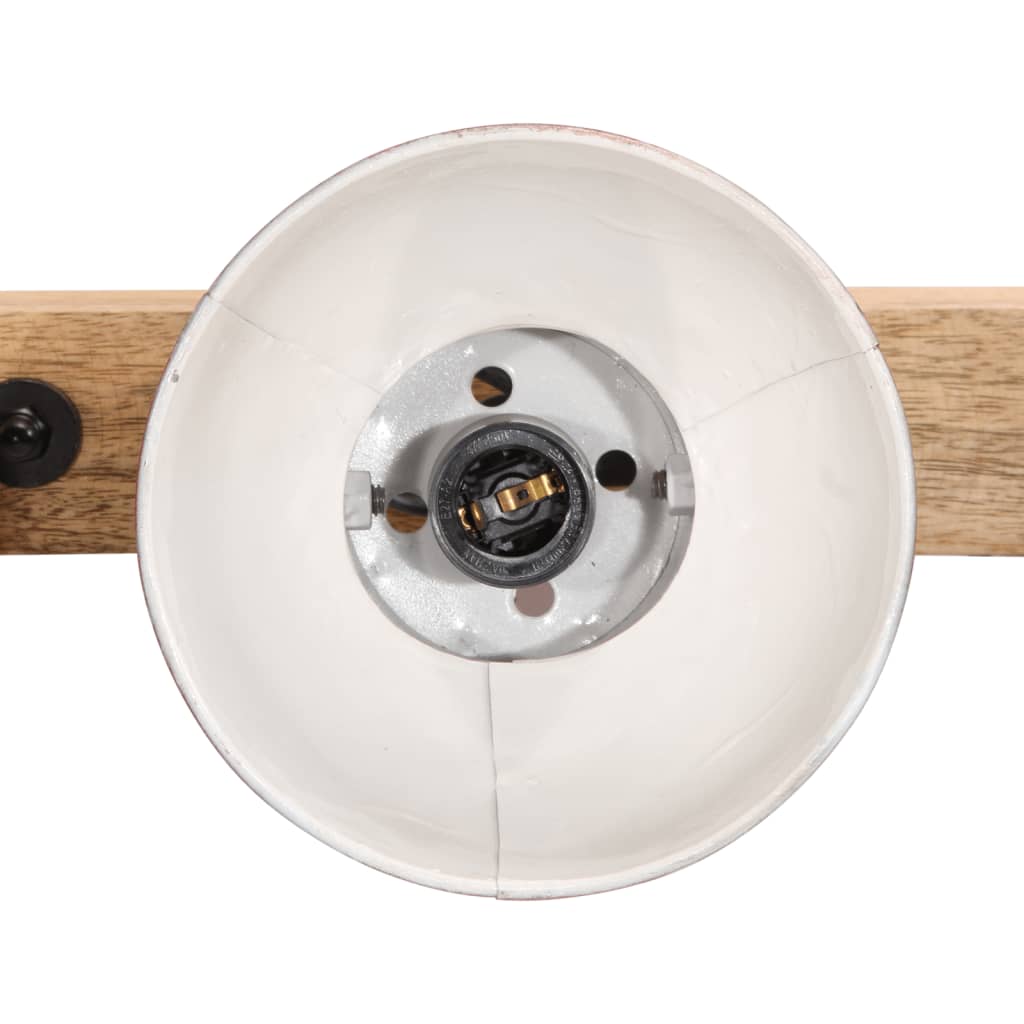 vidaXL Φωτιστικό Τοίχου 25 W Αντικέ Κόκκινο 90x25 εκ. Ε27