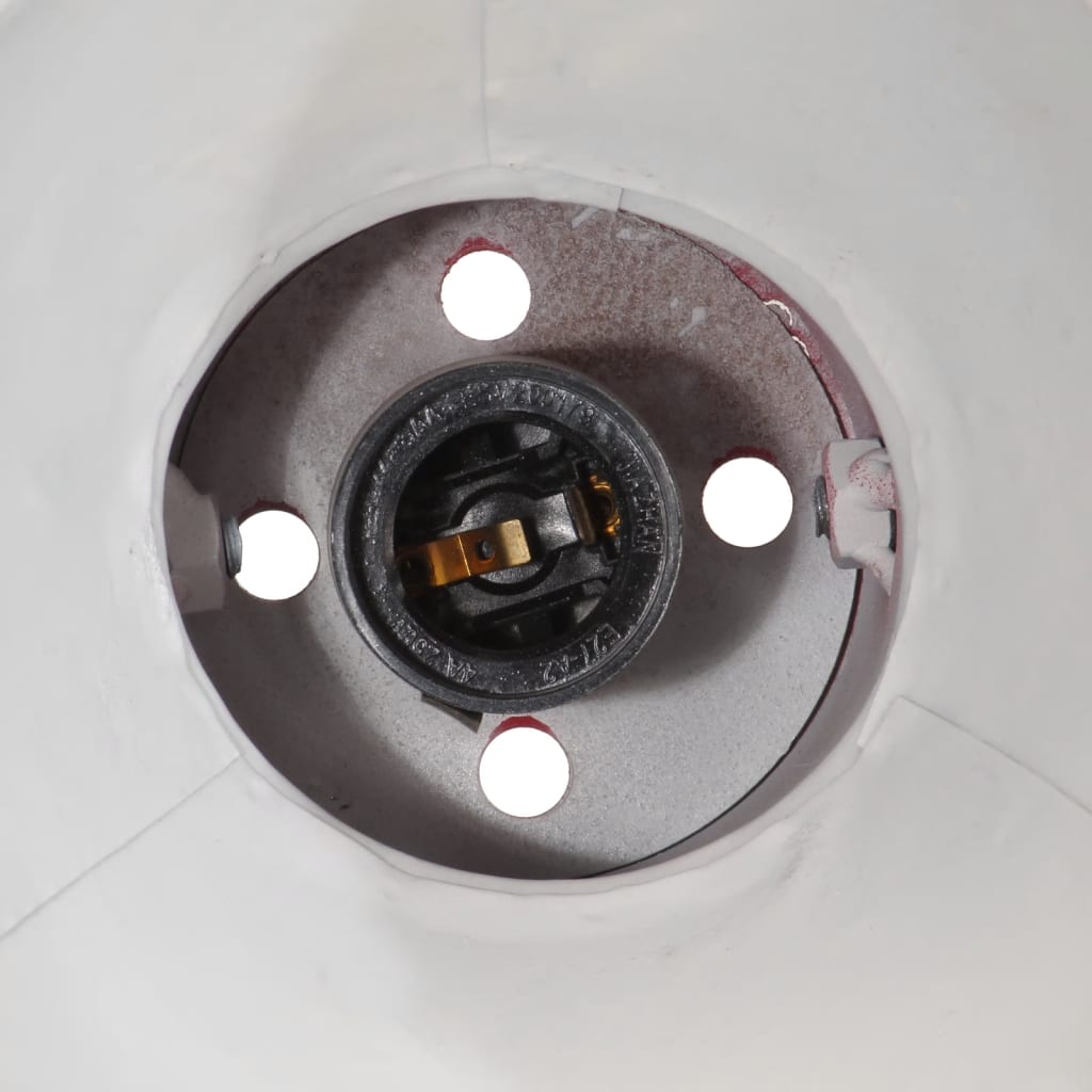 vidaXL Φωτιστικό Οροφής 25 W Αντικέ Κόκκινο 35 x 35 x 25 εκ. Ε27