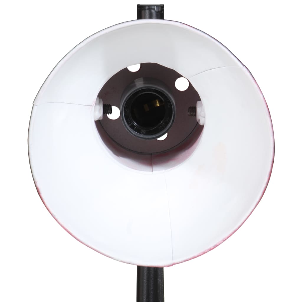 vidaXL Φωτιστικό Δαπέδου 25 W Αντικέ Κόκκινο 25 x 25 x 90/140 εκ. Ε27