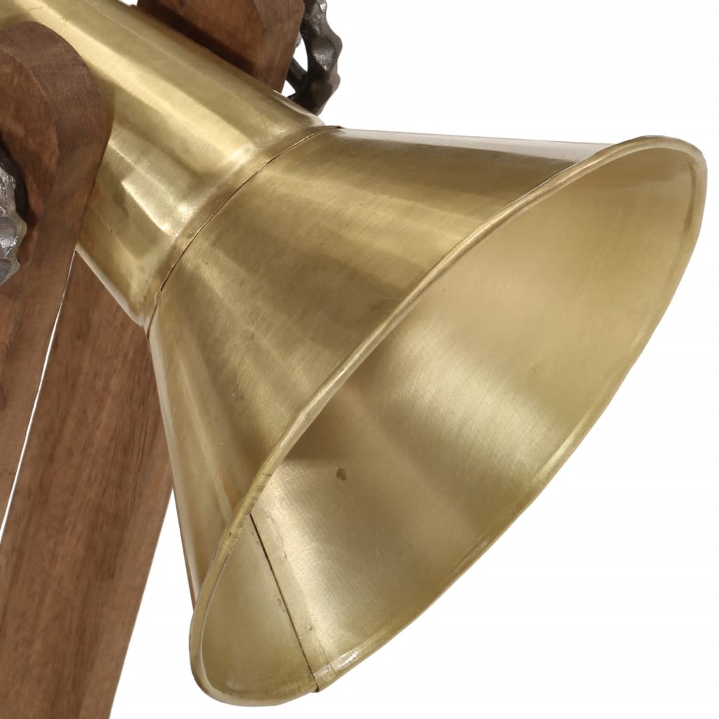 vidaXL Φωτιστικό Οροφής 25 W Αντικέ Ορείχαλκος 23x13x52 εκ. Ε27