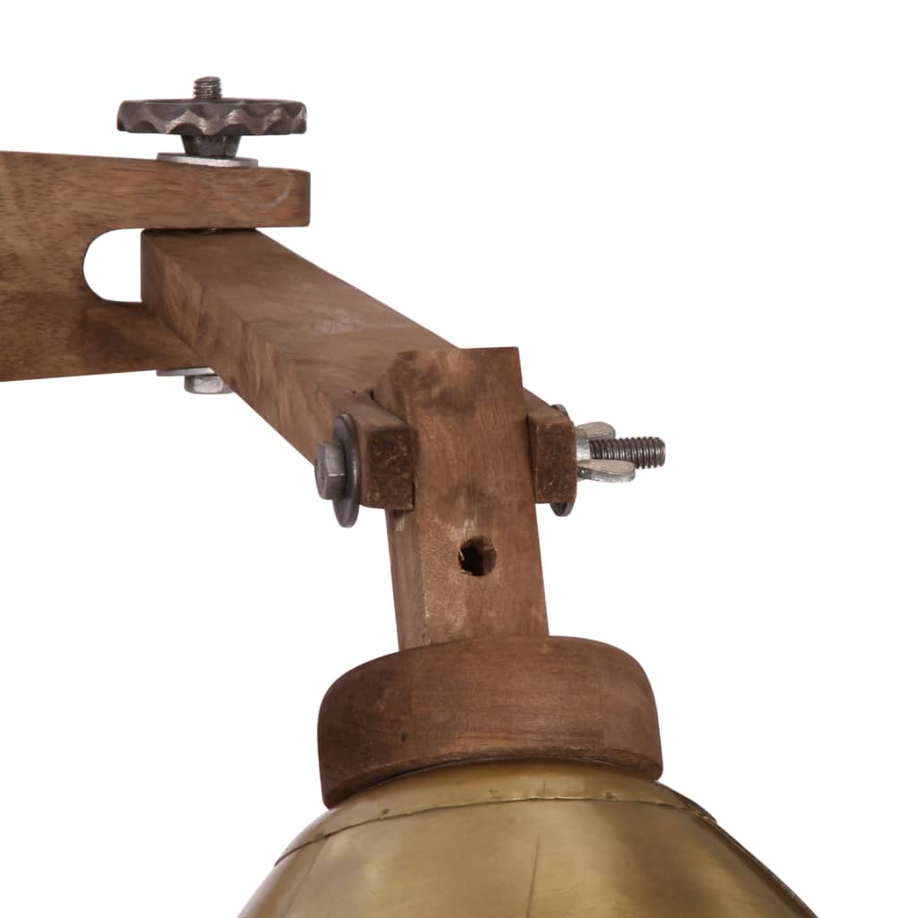 vidaXL Φωτιστικό Τοίχου 25 W Αντικέ Ορείχαλκος E27