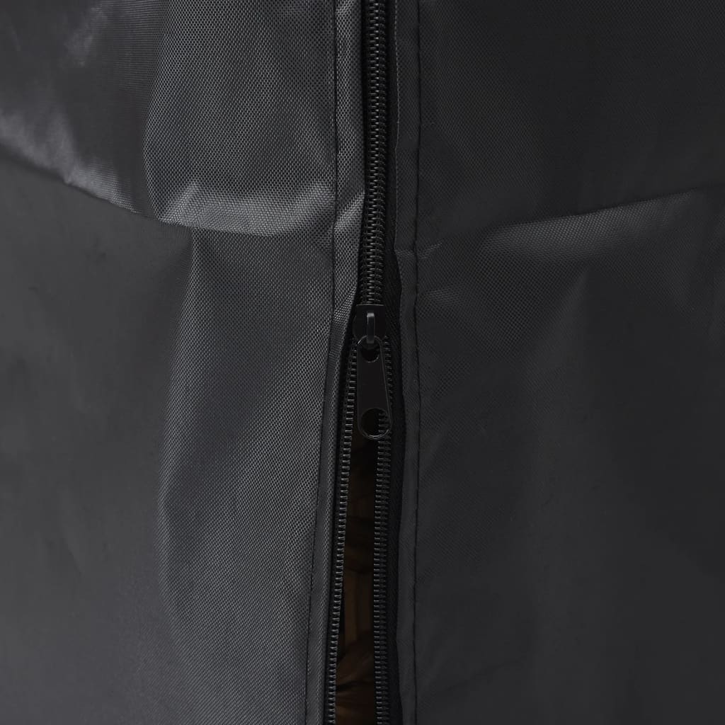 vidaXL Κάλυμμα Θερμάστρας Σχ. Πυραμίδας Μαύρο 86x47x241 εκ Oxford 420D