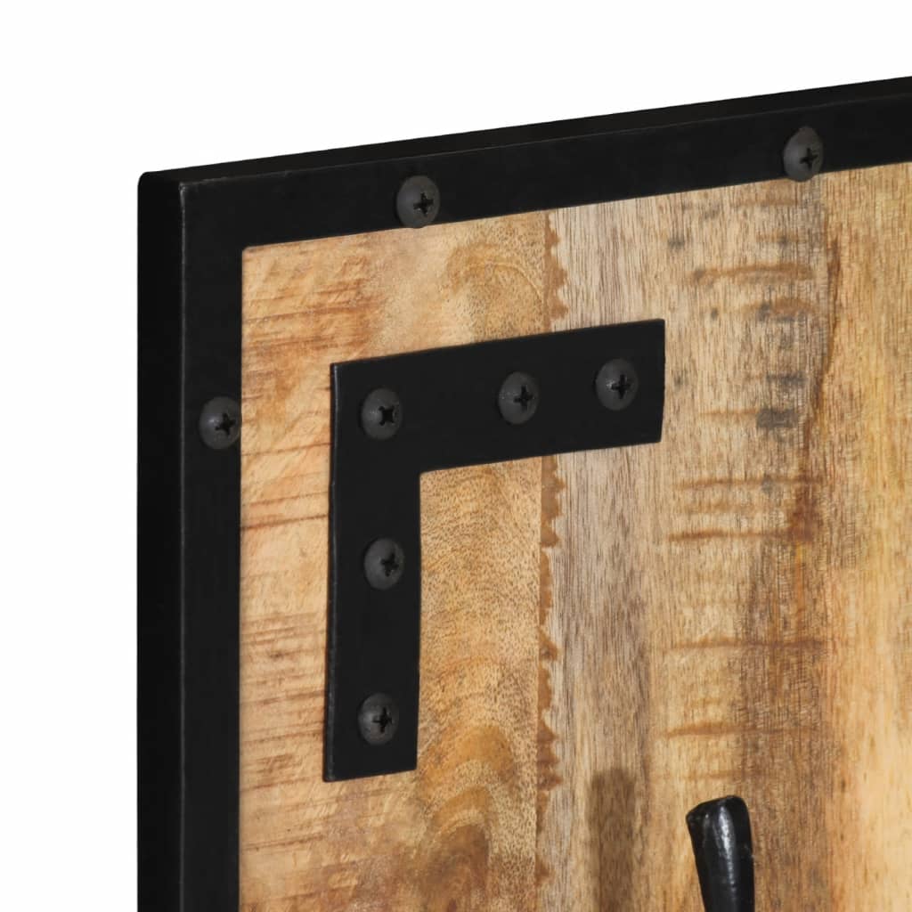 vidaXL Κρεμάστρα Ρούχων 35x8x110 εκ. Μασίφ Ακατέργαστο Ξύλο Μάνγκο